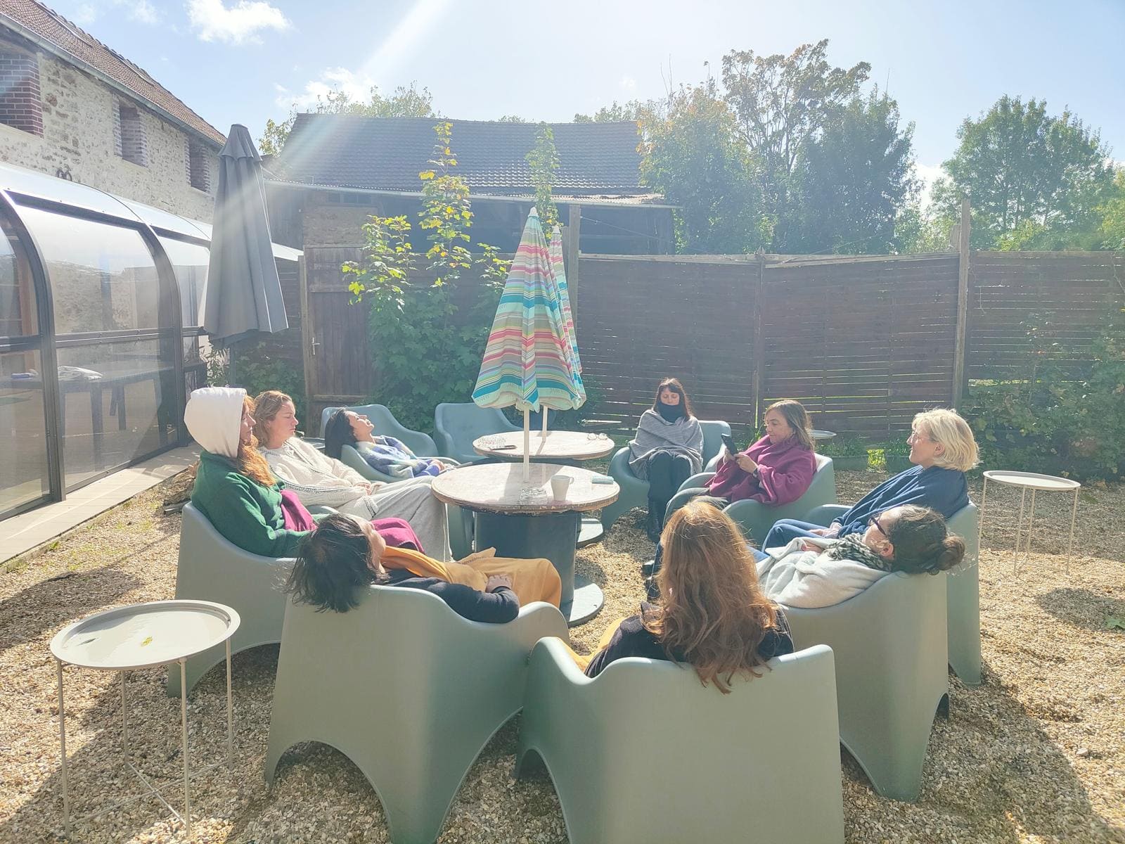 Séminaire de développement personnel - Exercice de groupe